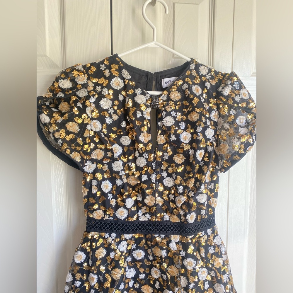 New Self-Portrait Sequined Mini Dress - Picture 6 of 14